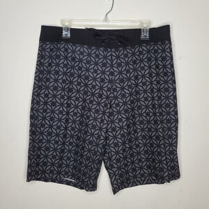 NEW Mossimo Supply Co swim board shorts - black geometric - 34